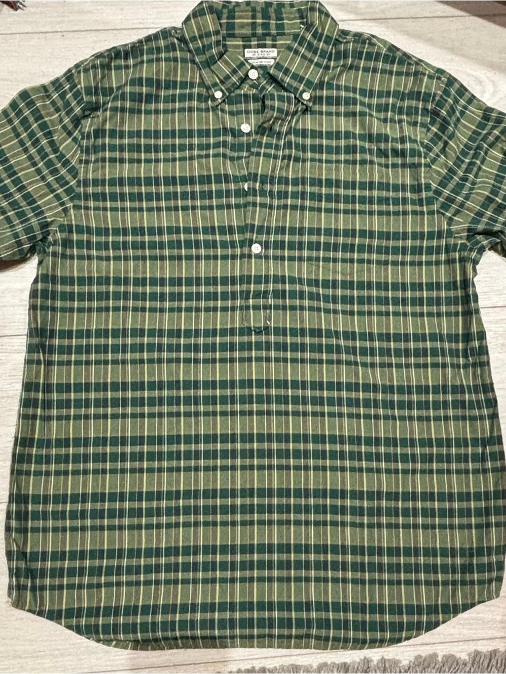 Men's OOBE BRAND Warren SS Popover Size M